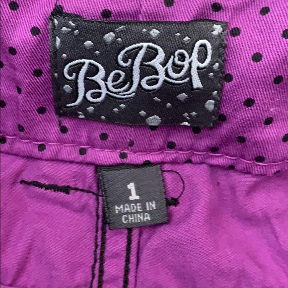 Purple Polka Dot Shorts - Picture 5 of 5